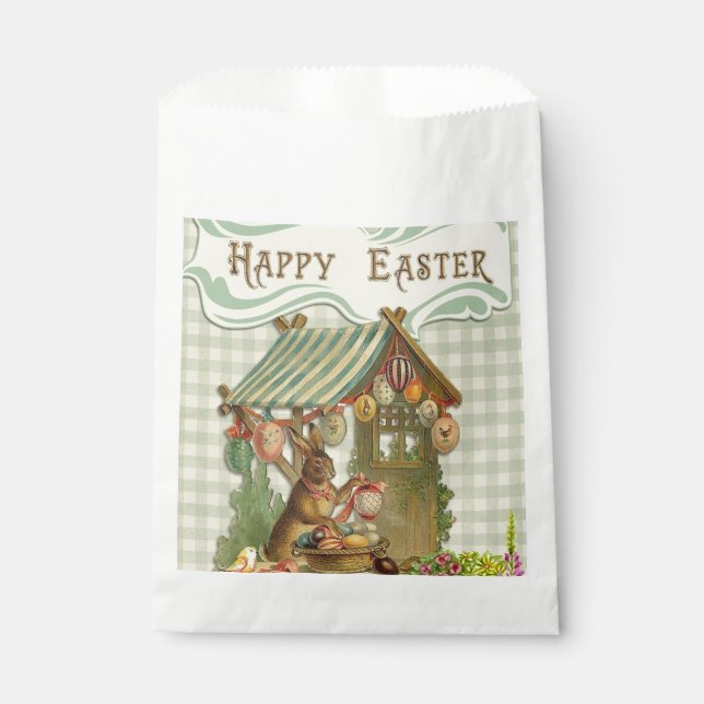 Bolsa De Papel Perfect Happy Easter Vintage (Anverso)