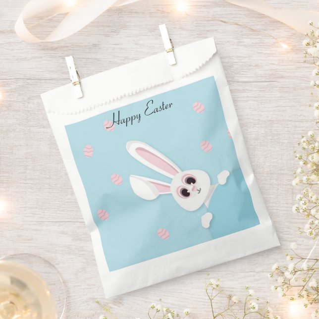 Bolsa De Papel Perfecto, Guay Feliz Pascua, Conejo (Cortado)