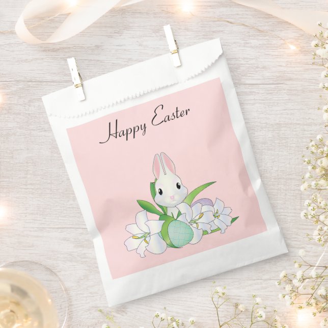 Bolsa De Papel Perfecto, Guay Feliz Pascua, Conejo (Cortado)