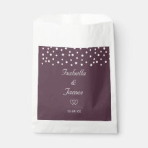 Perlas chic sobre cassis Boda