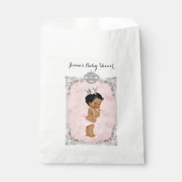 Bolsa De Papel Perlas Diamantes Étnica Princesa Niña Glamour
