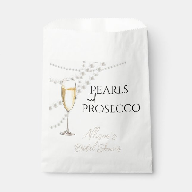 Bolsa De Papel Perlas y Prosecco (Anverso)