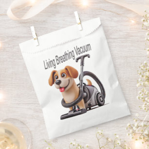 Bolsa De Papel Perro Aspiradora Vivo y Respirando