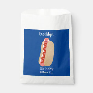 Bolsa De Papel Perro caliente divertido lindo personalizado Weine