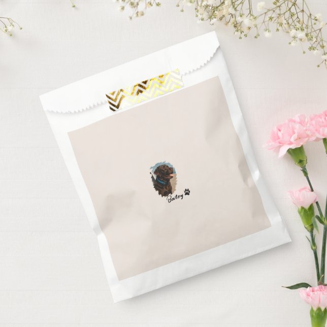 Bolsa De Papel Perro Labrador de chocolate lindo - Bailey | Regal (Sellado)