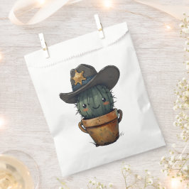 Bolsa De Papel Personaje del Sheriff Spike-Cactus