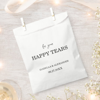 Bolsa De Papel Personalised Happy Tears Wedding Confetti Favours