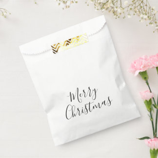 Bolsa De Papel Personaliza: Caligrafía de Feliz Navidad