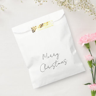 Bolsa De Papel Personaliza: Feliz Navidad Cursiva
