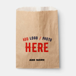 BOLSA DE PAPEL PERSONALIZABLE MODERNO ELEGANTE BROWN VERIFICADO M