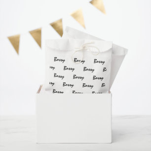 Bolsa De Papel Personalización de bossy