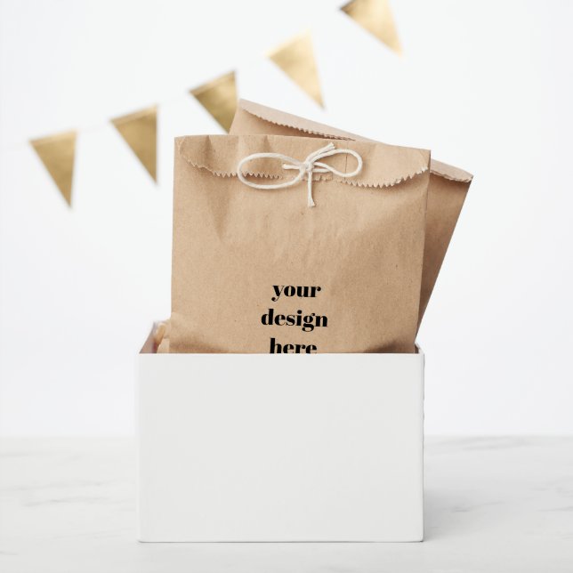 Bolsa De Papel Personalización o Personalizar (Fiesta)