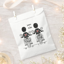 Personalizado Boda de motocicleta de dos Grooms Bi