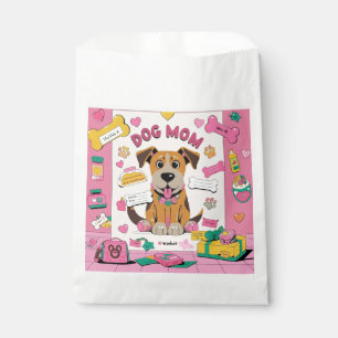 Bolsa De Papel Personalizado Cachorro cachorro mamá en habitación