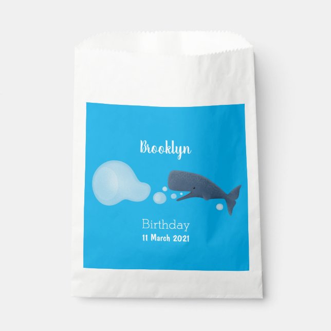 Bolsa De Papel Personalizado de burbujas de esperma de esperma (Anverso)