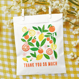 Bolsa De Papel Personalizado de Celebración de Citrus BABY SHOWER