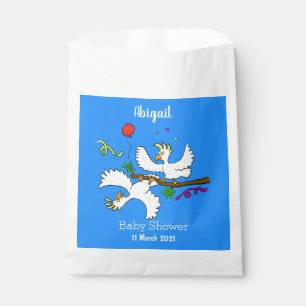 Bolsa De Papel Personalizado de pájaros de cacatúa graciosa