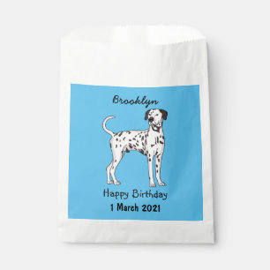 Bolsa De Papel Personalizado de perro dalmatiano
