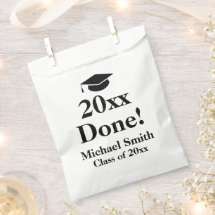 Bolsa De Papel Personalizado del partido de graduación para ir La