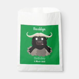 Bolsa De Papel Personalizado divertida de búfalo de agua corrient