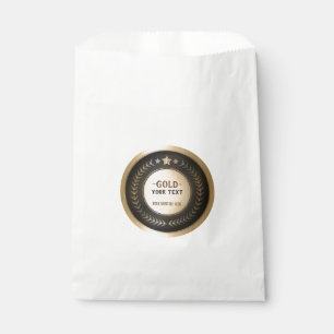 Bolsa De Papel PERSONALIZADO IMPRIMIR DIY MEDAL Gold #1 Campeón E