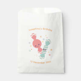 Bolsa De Papel Personalizado Kawaii Sonriente Bolsa de Favor del 