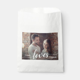 Bolsa De Papel Personalizado Parejas Foto guión de amor