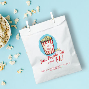 Bolsa De Papel Personalizado Poppin 'By para decir hola Pop By
