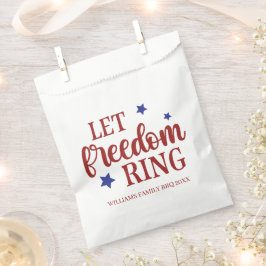 Bolsa De Papel Personalizado Suena la Libertad 4 de Julio
