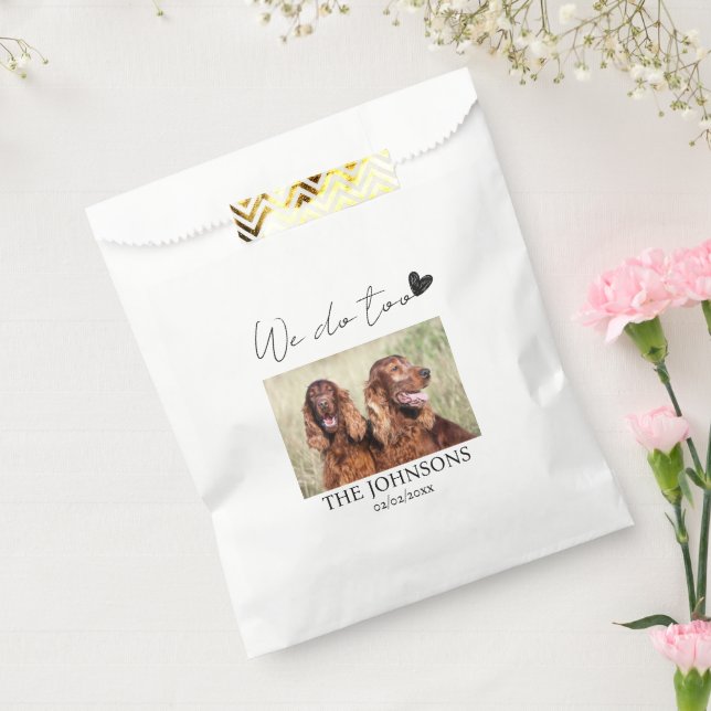 Bolsa De Papel Personalizado, también lo hacemos mascota boda (Sellado)