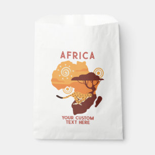 Bolsa De Papel Personalizado Textos África