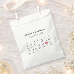 Bolsa De Papel Personalizar del calendario su día especial