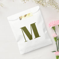 Personalizar monograma regalo inicial de musgo de 