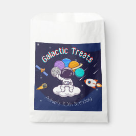Bolsa De Papel Personalized Astronaut Space Party Treats