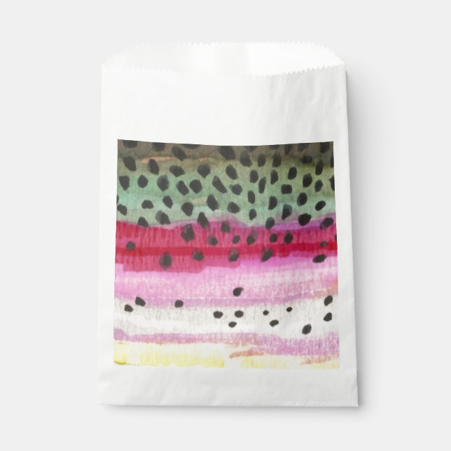 Bolsa De Papel Pesca de trucha arco iris (Anverso)