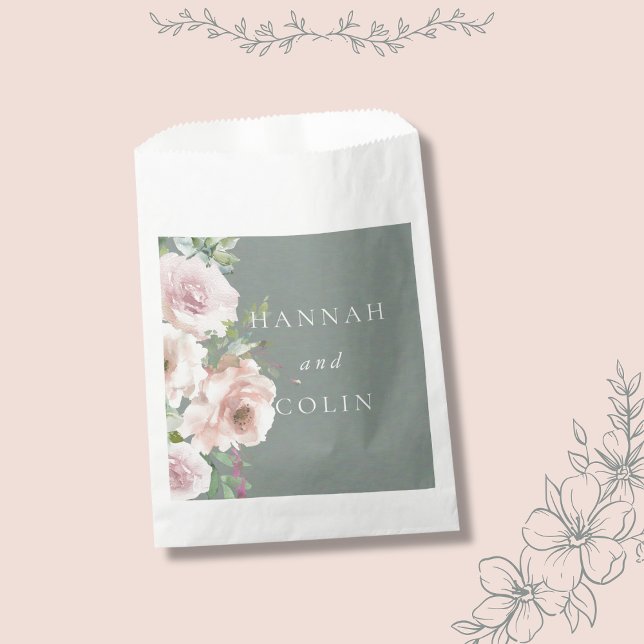 Bolsa De Papel Pétalos de Rubor y suculentos sabios Botánicos mín (Subido por el creador)