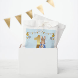 Bolsa De Papel Peter el primer cumpleaños del conejo