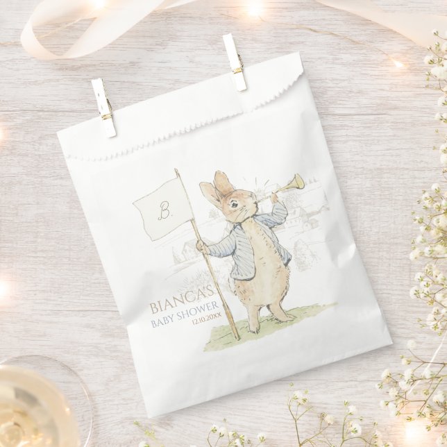 Bolsa De Papel Peter the Rabbit Algún conejo Baby Shower (Cortado)