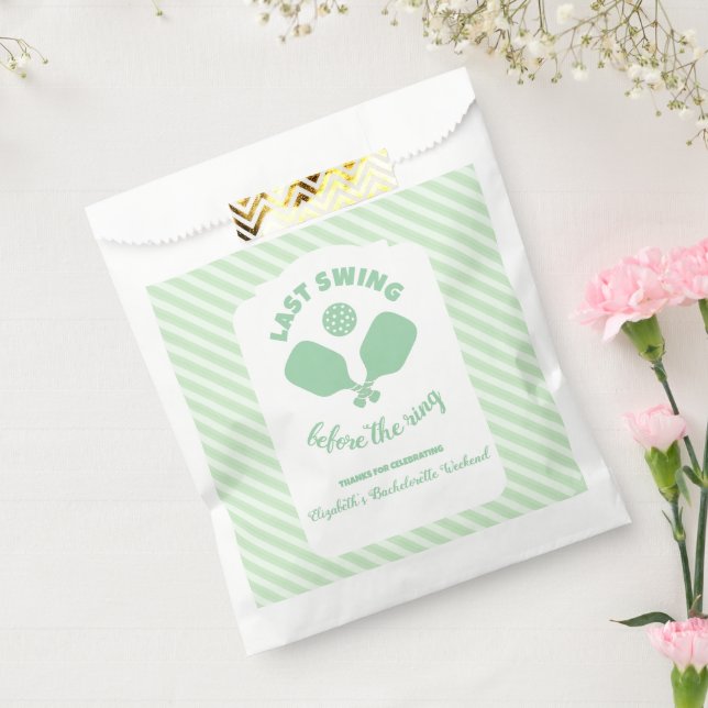 Bolsa De Papel Pickleball Bachelorette Weekend (Sellado)