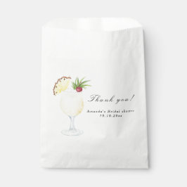 Bolsa De Papel Pina Colada Cocktail Bridal Shower