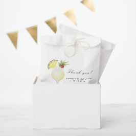 Bolsa De Papel Pina Colada Cóctel Despedida de Soltera