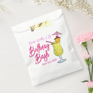 Bolsa De Papel Piña Colada Fiesta de cócteles de piña puertorriqu