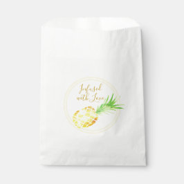Bolsa De Papel Piña dorada jugosa