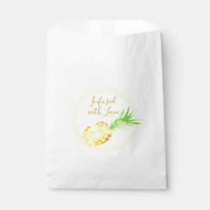 Bolsa De Papel Piña dorada jugosa