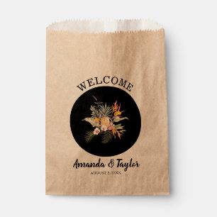 Bolsa De Papel Pineapple Tropical Floral