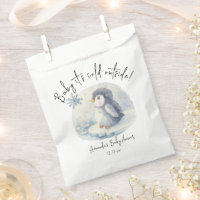 Pingüino Ártico lindo - bebé hace frío afuera