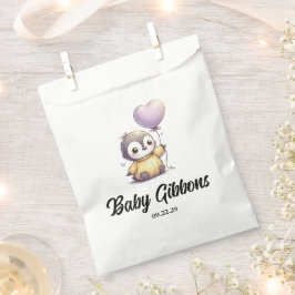 Bolsa De Papel Pingüino Baby Shower Napkins