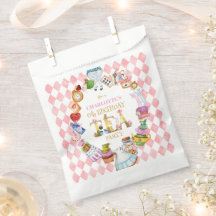 Pink Alice in Wonderland 6th Birthday  