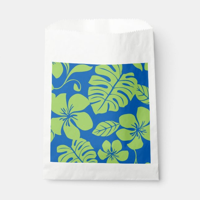 BOLSA DE PAPEL PINK BIKINI (AZUL/VERDE) (Anverso)