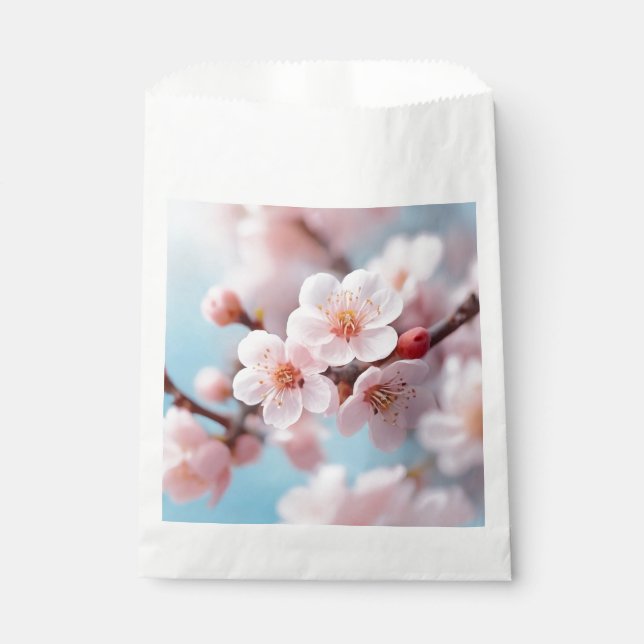 Bolsa De Papel Pink Blossom Magic  Favour Bag (Anverso)